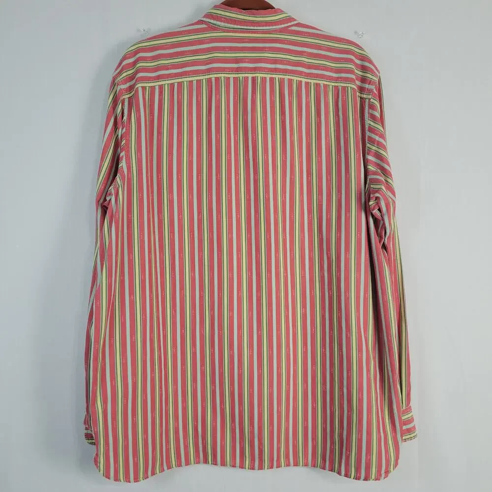 POLO Ralph Lauren Striped Long Sleeve Button-Down Shirt mens sz XL multi Western